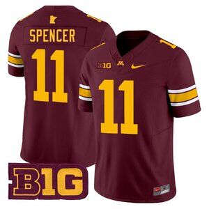 Mens Youths Womens Elijah Spencer Maroon Vapor Stitched Jersey.jpg